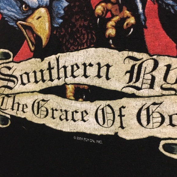 Lynyrd Skynyrd Vintage Rock Tour T-shirt "Southern By The Grace Of God " - Picture 6 of 7